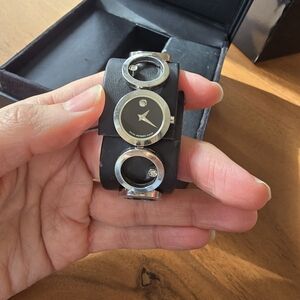 Movado ONO Diamond Accent Watch.  Used With ORIGINAL Box